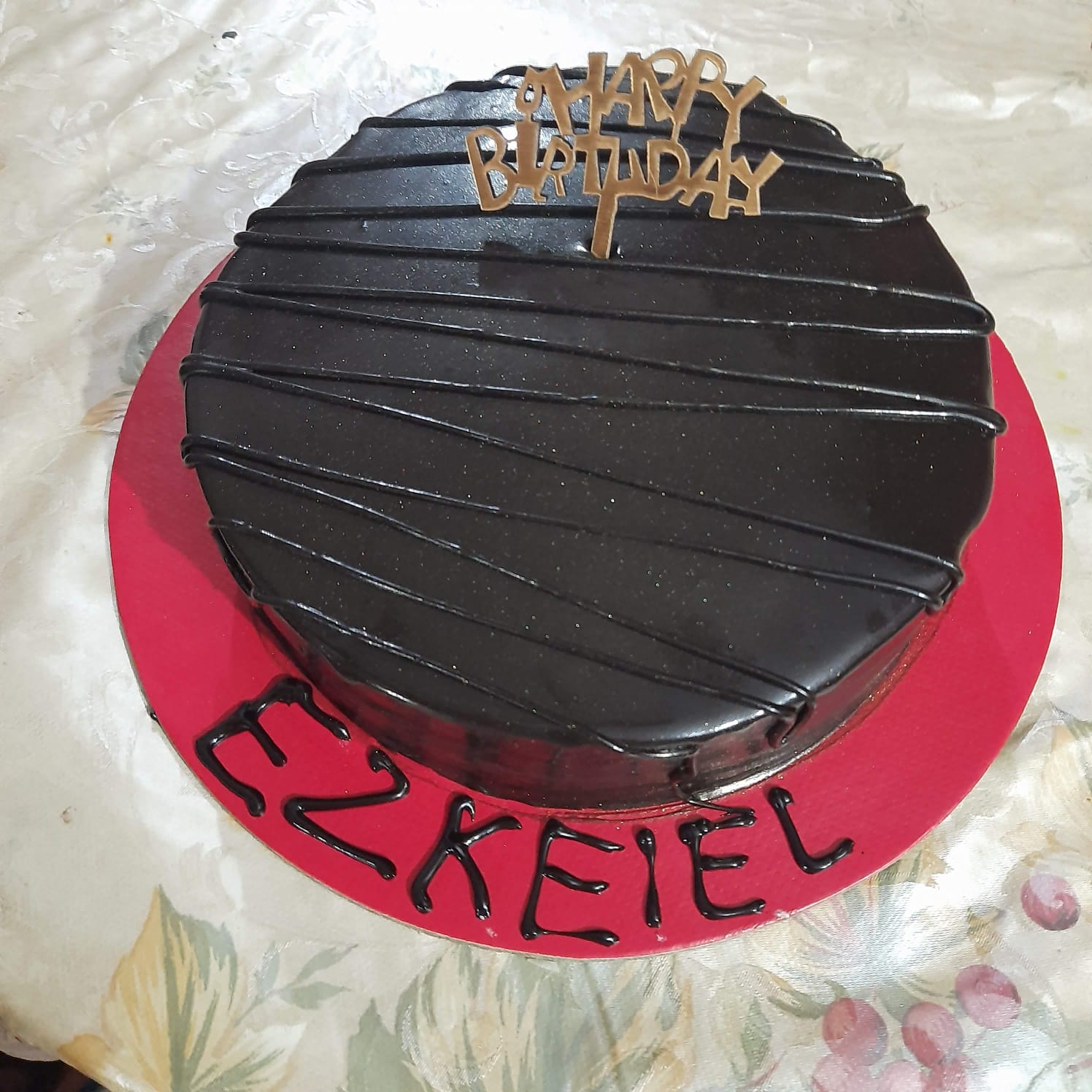 Chocolate truffle cake