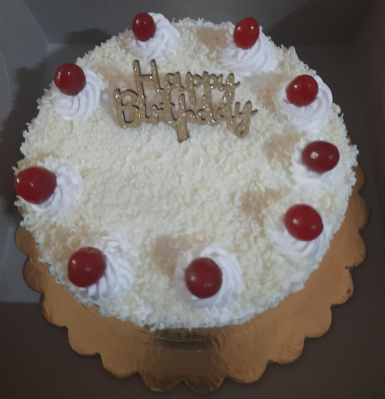 White forest cake
